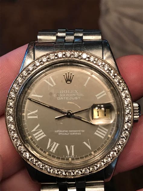 rolex datejust scratches